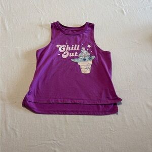 MAD Engine Star Wars Purple Kids Tank Top with Graphic Print Size Large 10/12